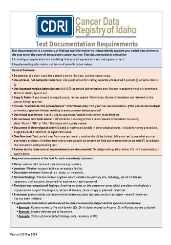 report cover